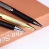 Metal ballpoint pen, brushed and engraved copper rod, advertising pen, gift pen, customized logo Application Scenario